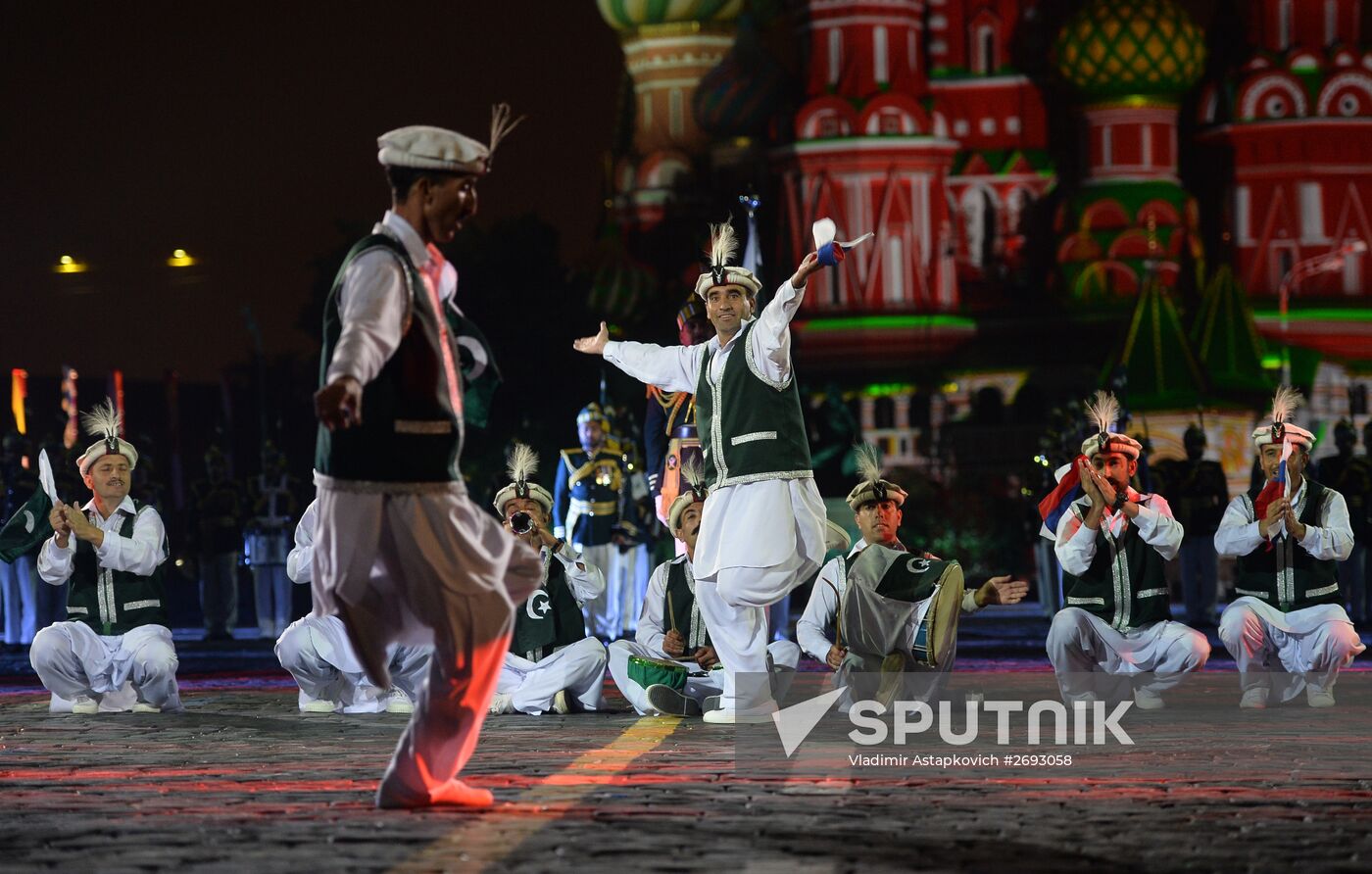 Final rehearsal of Spasskaya Tower festival's opening ceremony