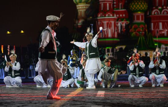 Final rehearsal of Spasskaya Tower festival's opening ceremony