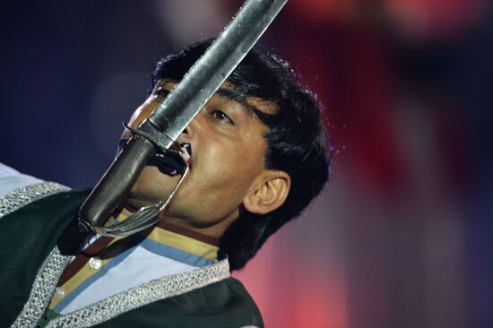 Final rehearsal of Spasskaya Tower festival's opening ceremony