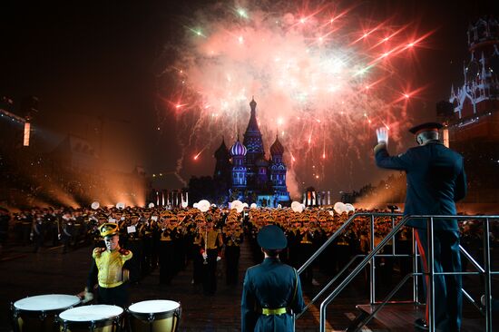 Final rehearsal of Spasskaya Tower festival's opening ceremony