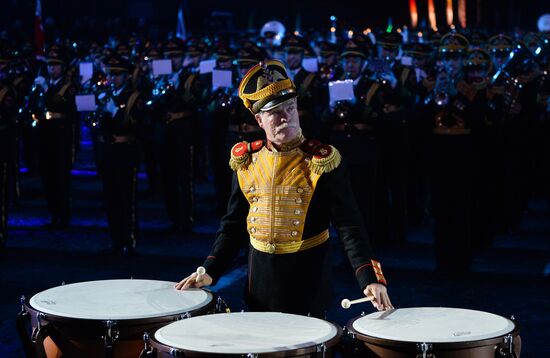 Final rehearsal of Spasskaya Tower festival's opening ceremony