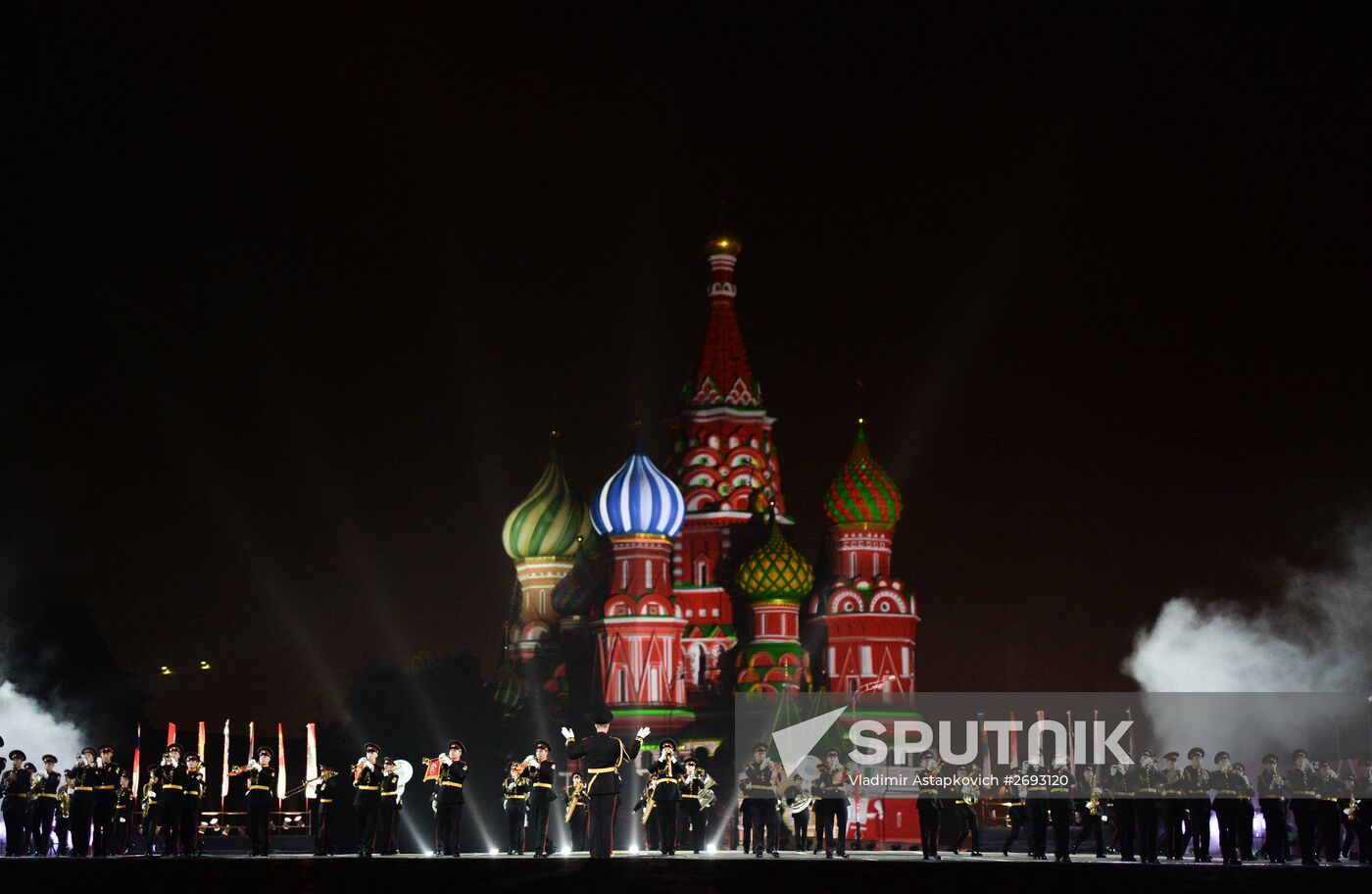 Final rehearsal of Spasskaya Tower festival's opening ceremony