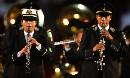 Final rehearsal of Spasskaya Tower festival's opening ceremony
