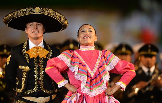 Final rehearsal of Spasskaya Tower festival's opening ceremony