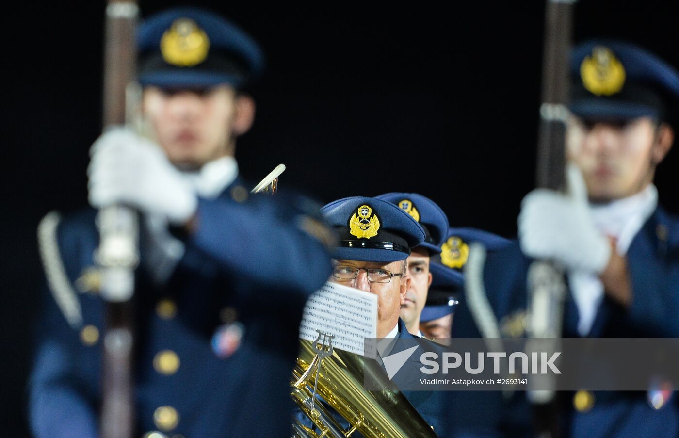 Final rehearsal of Spasskaya Tower festival's opening ceremony