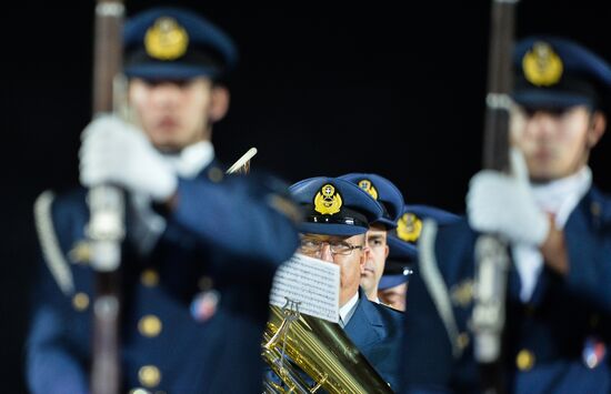 Final rehearsal of Spasskaya Tower festival's opening ceremony