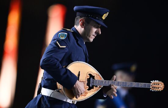 Final rehearsal of Spasskaya Tower festival's opening ceremony