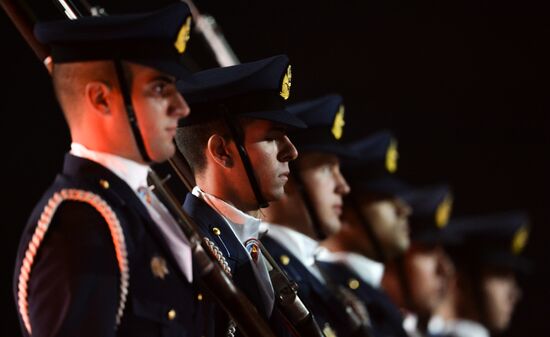 Final rehearsal of Spasskaya Tower festival's opening ceremony