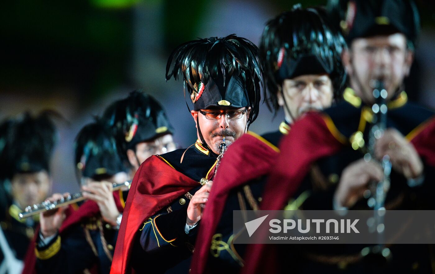 Final rehearsal of Spasskaya Tower festival's opening ceremony