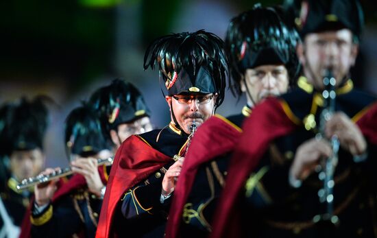 Final rehearsal of Spasskaya Tower festival's opening ceremony