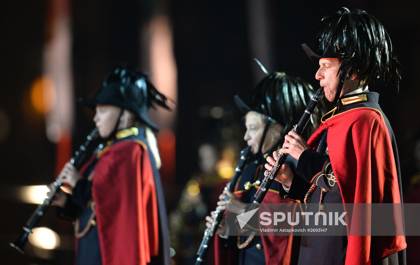 Final rehearsal of Spasskaya Tower festival's opening ceremony