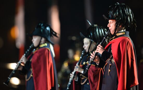 Final rehearsal of Spasskaya Tower festival's opening ceremony