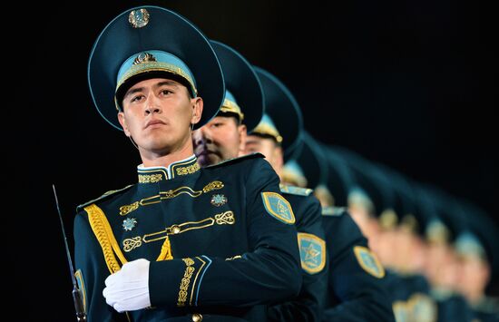 Final rehearsal of Spasskaya Tower festival's opening ceremony