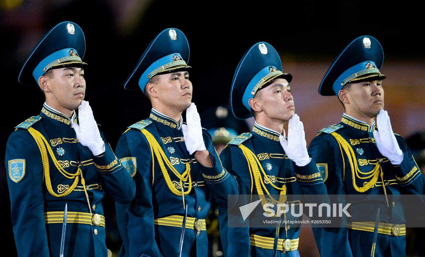 Final rehearsal of Spasskaya Tower festival's opening ceremony