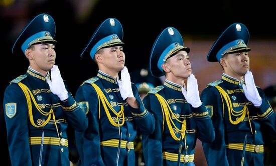 Final rehearsal of Spasskaya Tower festival's opening ceremony