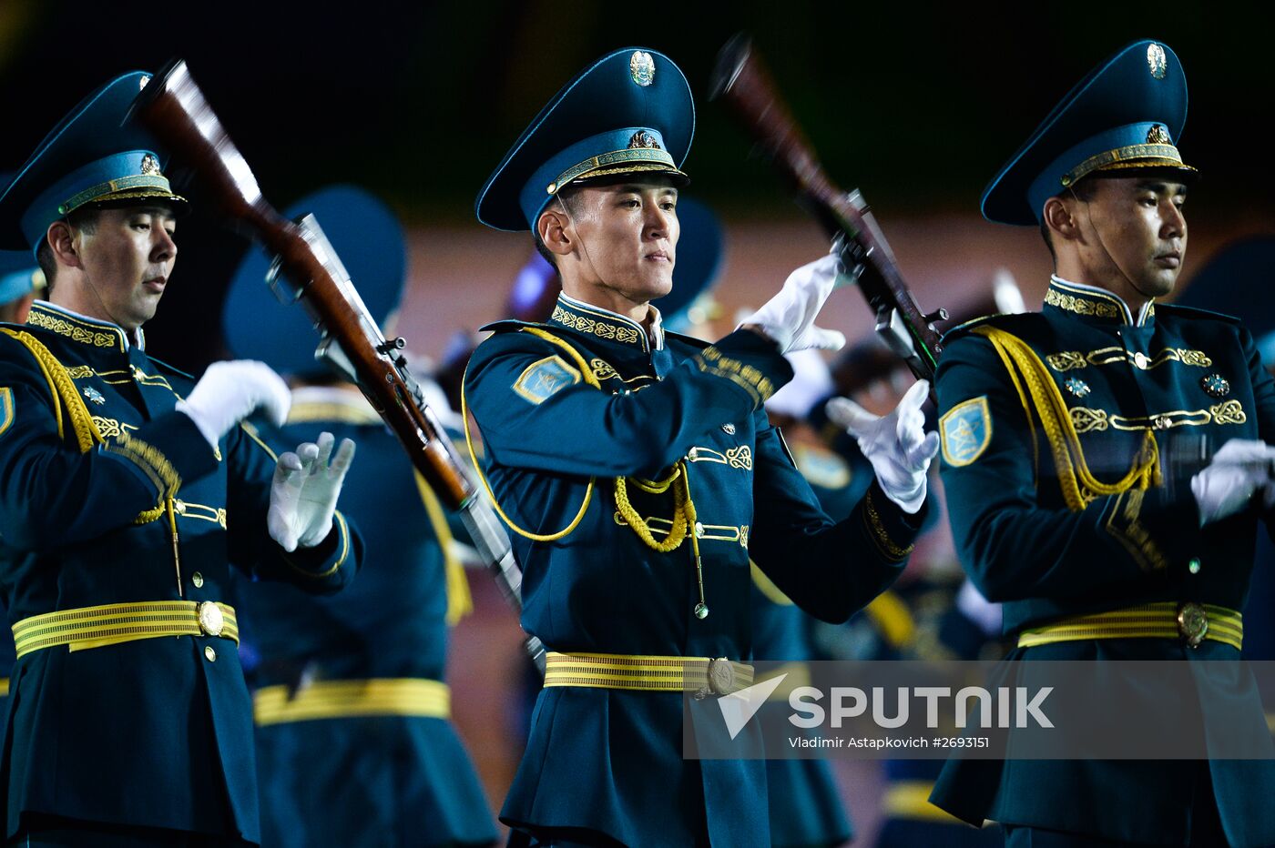 Final rehearsal of Spasskaya Tower festival's opening ceremony