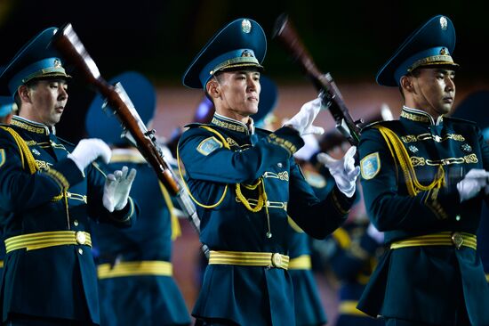 Final rehearsal of Spasskaya Tower festival's opening ceremony