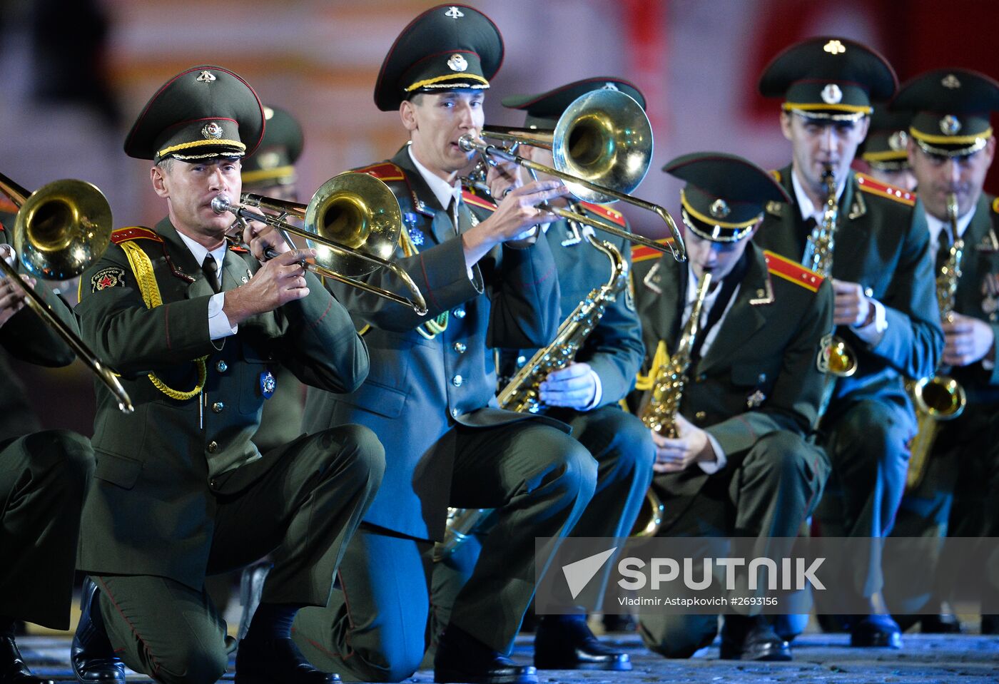 Final rehearsal of Savior Tower Festival's opening ceremony