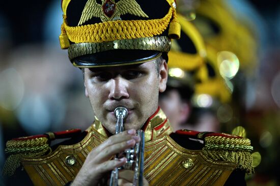 Final rehearsal of Spasskaya Tower festival's opening ceremony