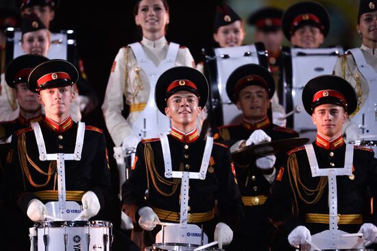 Final rehearsal of Spasskaya Tower festival's opening ceremony