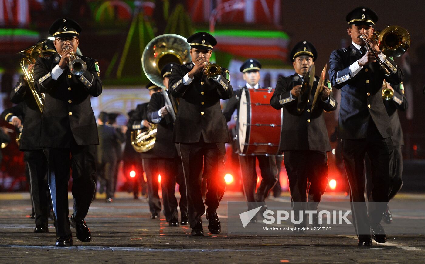 Final rehearsal of Spasskaya Tower festival's opening ceremony