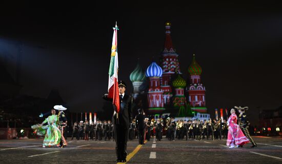 Final rehearsal of Spasskaya Tower festival's opening ceremony