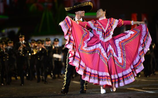 Final rehearsal of Spasskaya Tower festival's opening ceremony