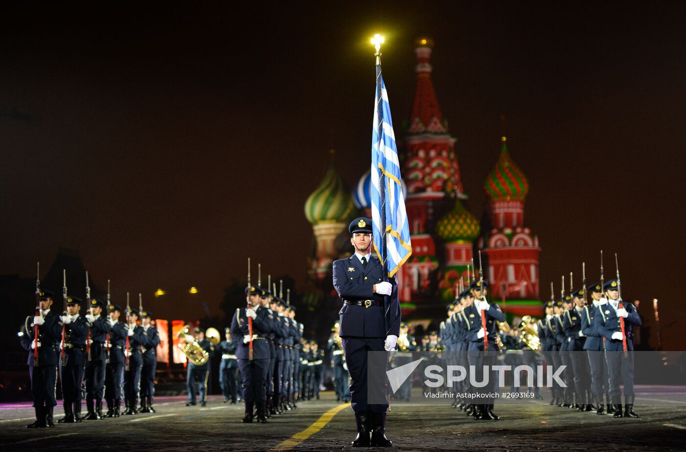 Final rehearsal of Spasskaya Tower festival's opening ceremony