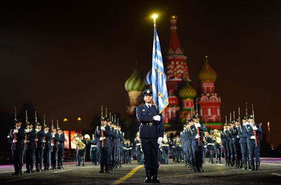 Final rehearsal of Spasskaya Tower festival's opening ceremony