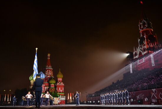 Final rehearsal of Spasskaya Tower festival's opening ceremony