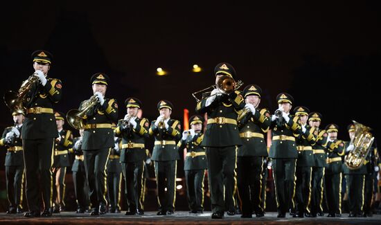 Final rehearsal of Spasskaya Tower festival's opening ceremony