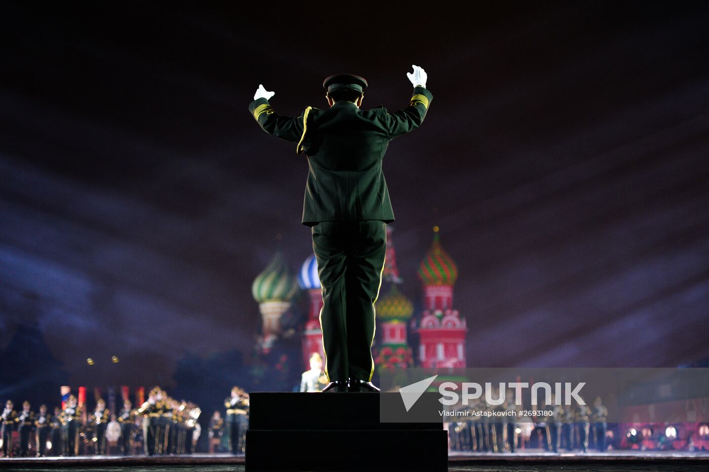 Final rehearsal of Spasskaya Tower festival's opening ceremony