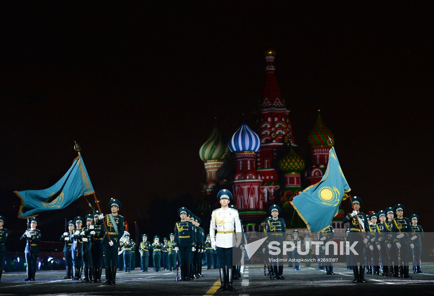 Final rehearsal of Spasskaya Tower festival's opening ceremony