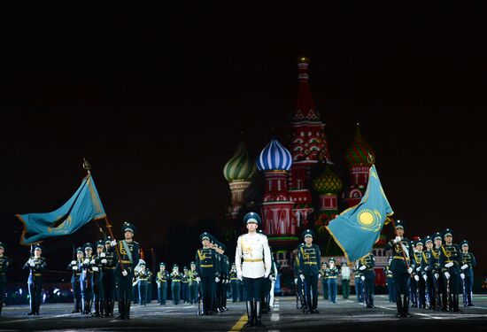 Final rehearsal of Spasskaya Tower festival's opening ceremony