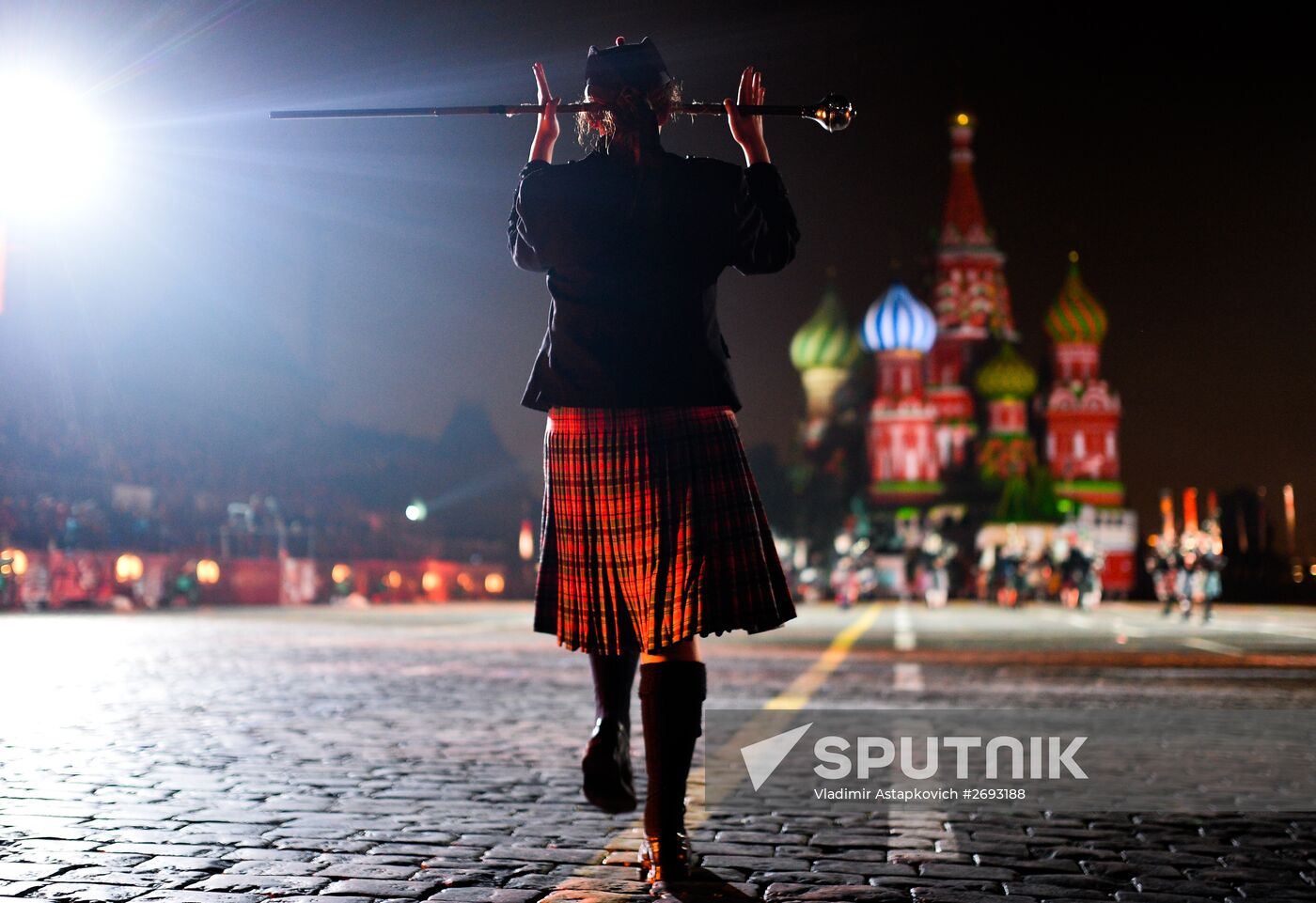 Final rehearsal of Spasskaya Tower festival's opening ceremony