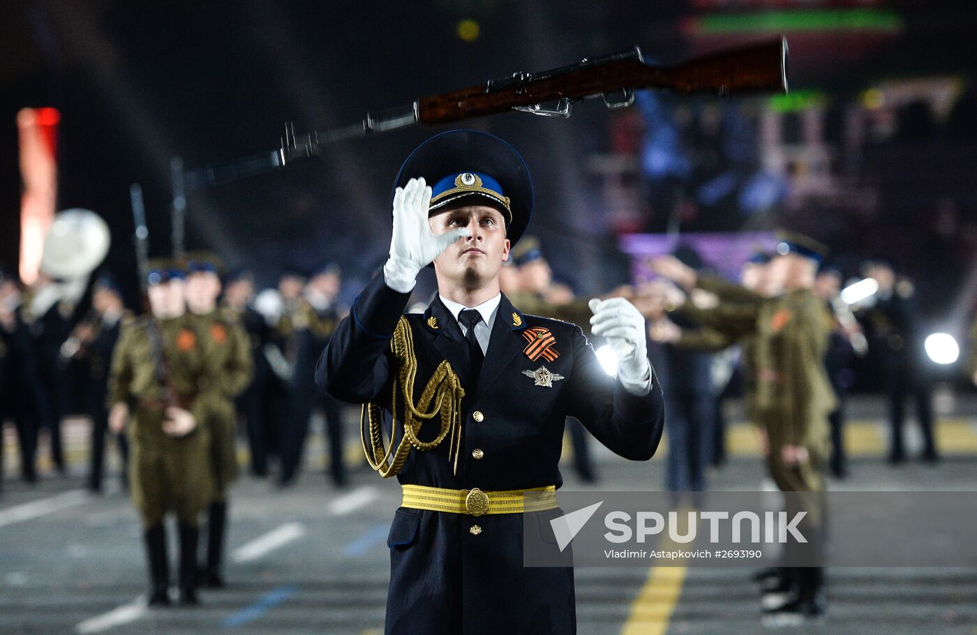 Final rehearsal of Spasskaya Tower festival's opening ceremony