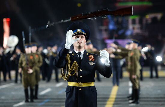 Final rehearsal of Spasskaya Tower festival's opening ceremony
