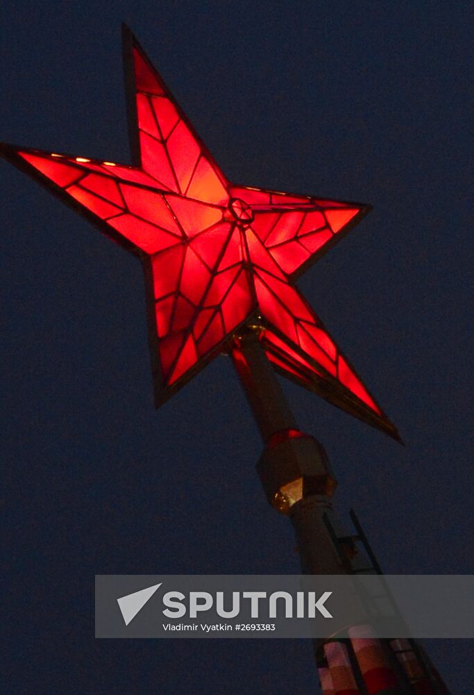 Final rehearsal of Spasskaya Tower festival's opening ceremony
