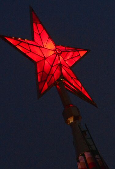 Final rehearsal of Spasskaya Tower festival's opening ceremony