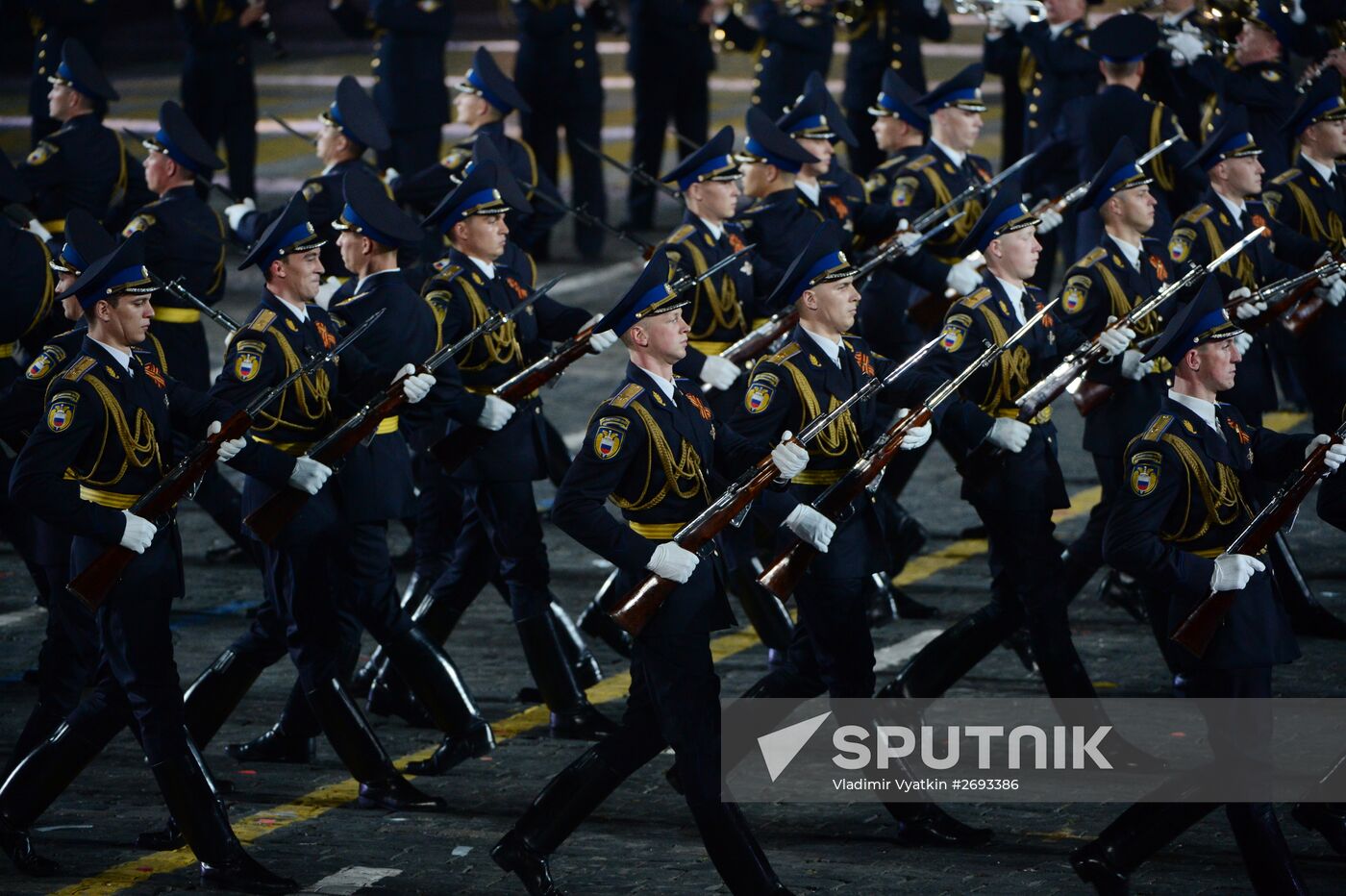 Final rehearsal of Spasskaya Tower festival's opening ceremony