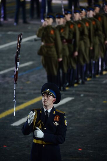 Final rehearsal of Spasskaya Tower festival's opening ceremony