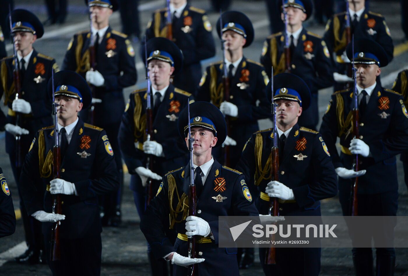 Final rehearsal of Spasskaya Tower festival's opening ceremony