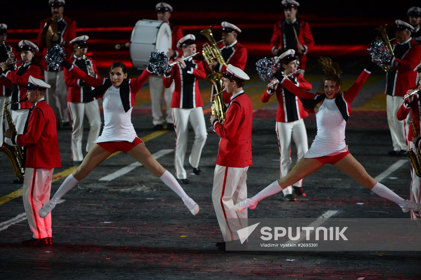 Final rehearsal of Spasskaya Tower festival's opening ceremony