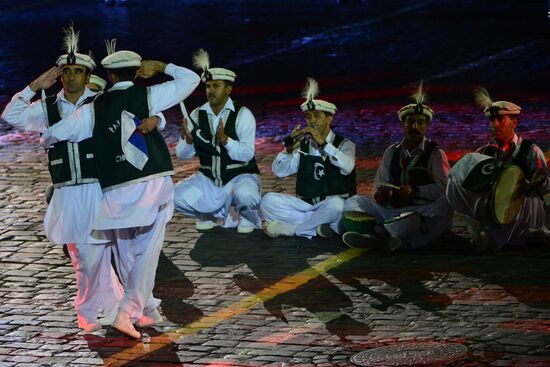 Final rehearsal of Spasskaya Tower festival's opening ceremony