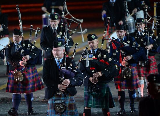 Final rehearsal of Spasskaya Tower festival's opening ceremony