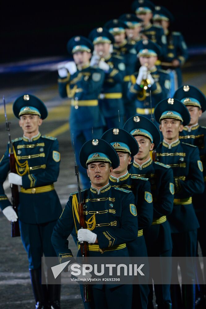 Final rehearsal of Spasskaya Tower festival's opening ceremony