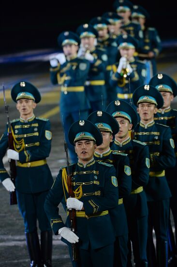 Final rehearsal of Spasskaya Tower festival's opening ceremony