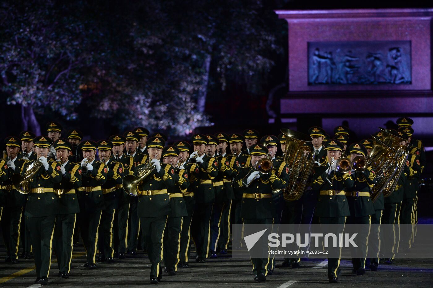 Final rehearsal of Spasskaya Tower festival's opening ceremony
