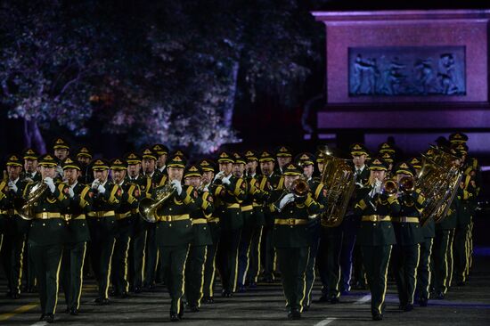 Final rehearsal of Spasskaya Tower festival's opening ceremony