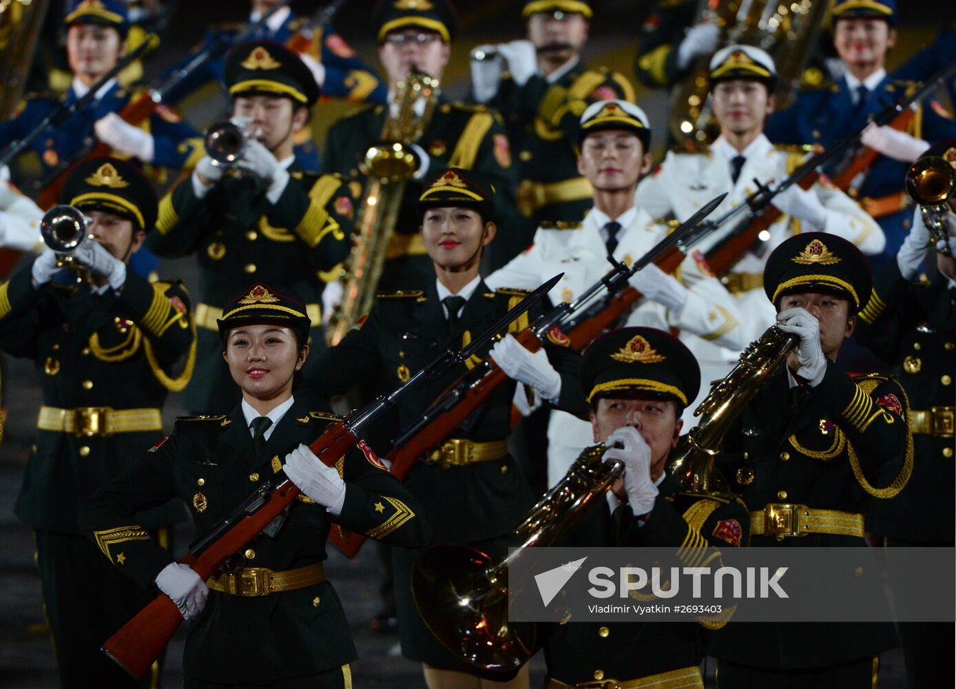 Final rehearsal of Spasskaya Tower festival's opening ceremony